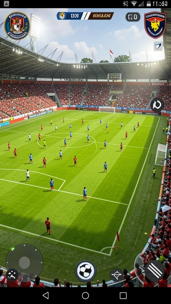 Tangkapan layar menunjukkan interaksi antar pemain di mode multiplayer.