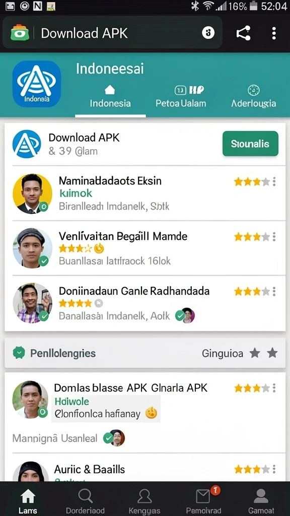 Tampilan antarmuka yang menarik dan mudah digunakan.