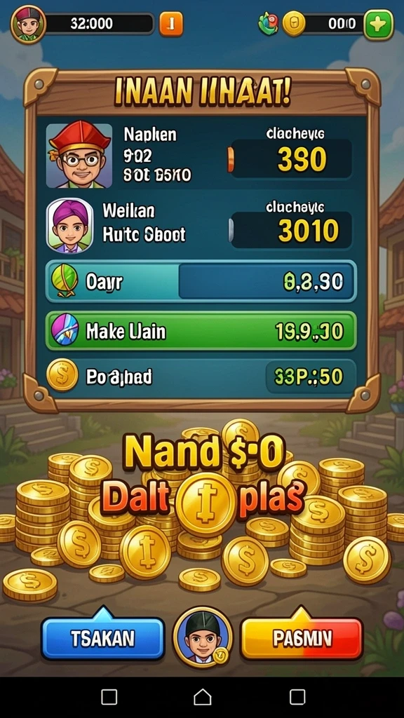 Tangkapan layar dengan berbagai item baru yang menarik.