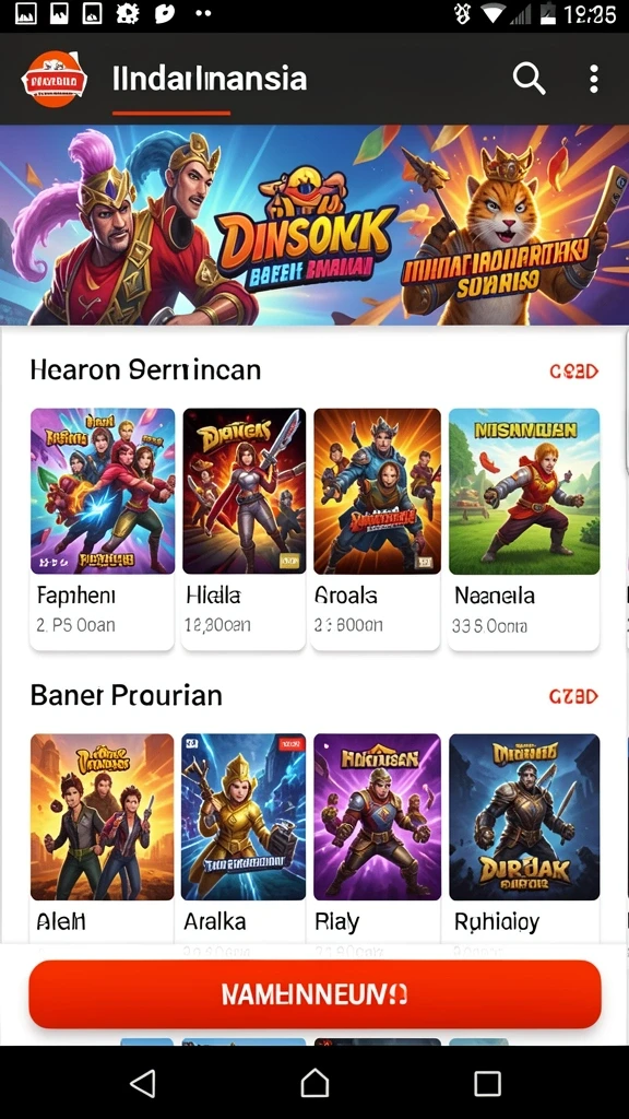 Pengguna dapat berinteraksi dengan teman saat bermain.