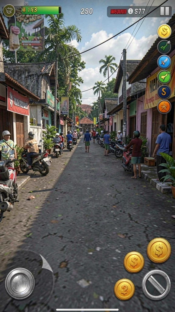 Tangkapan layar menampilkan antarmuka permainan yang menarik.