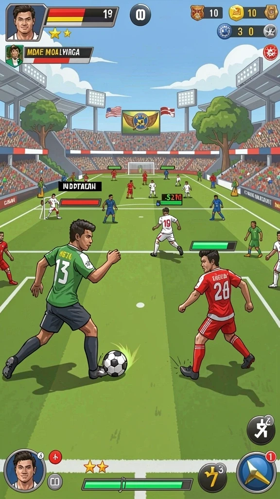 Berbagai permainan seru yang menantang keberuntungan.