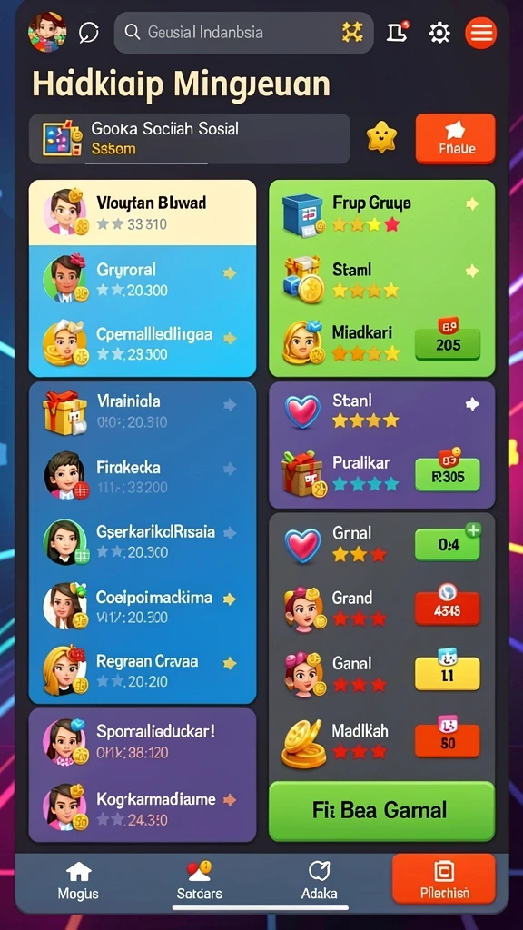 Tampilan permainan slot yang memukau di BANDAR99.