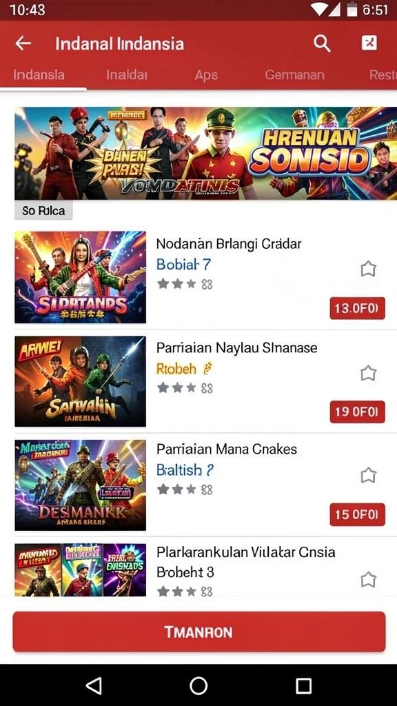 Tampilan grafis yang memukau dan penuh warna.