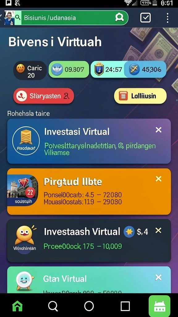 Screenshot memperlihatkan grafis yang menawan dan lingkungan yang luas.