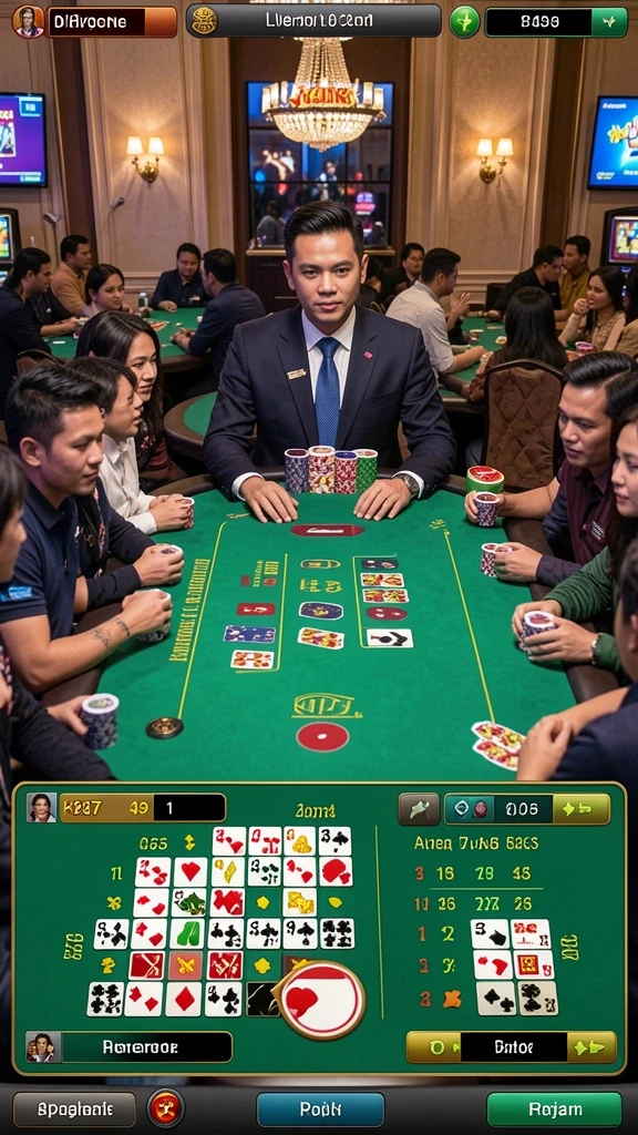 Fitur chat yang memungkinkan interaksi antar pemain.