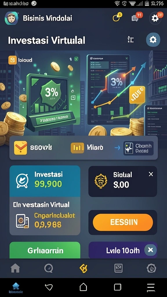 Grafik yang memukau dengan berbagai tema mesin slot.