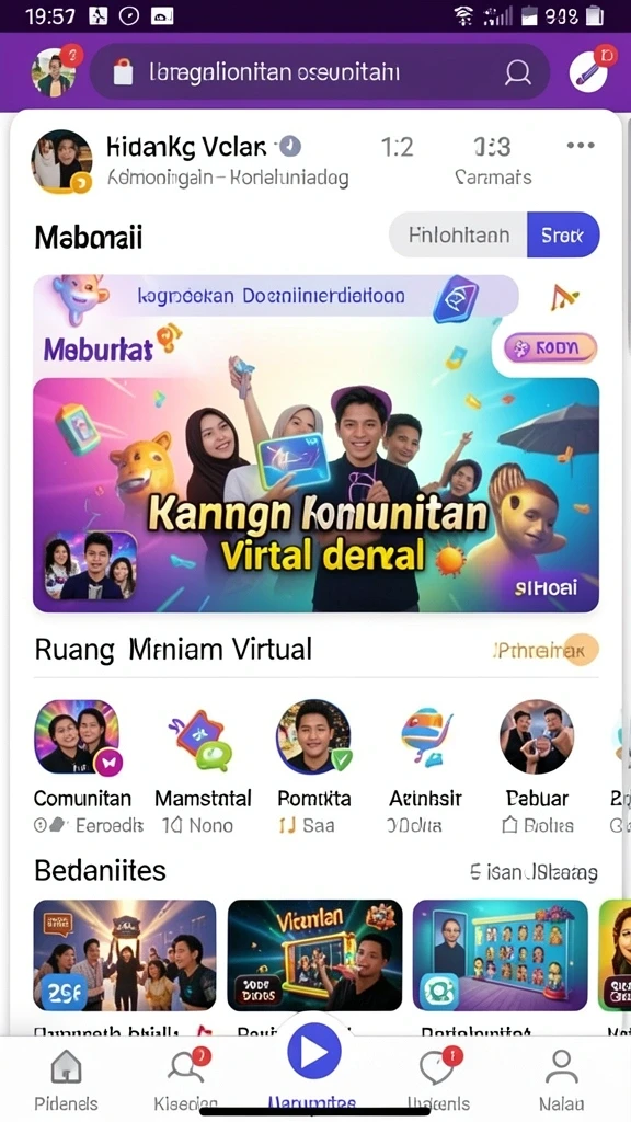 Karakter unik yang dibuat dengan detail tinggi.