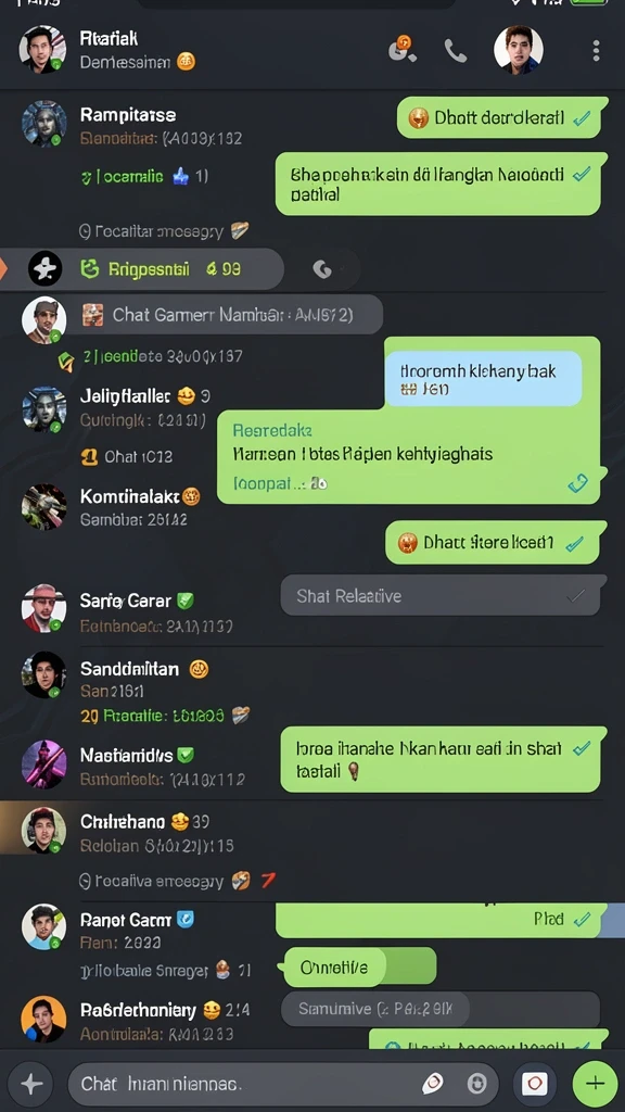 Screenshot memperlihatkan interaksi dengan karakter NPC yang menarik.