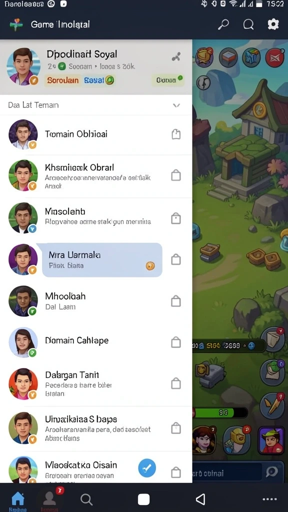 Tampilan antarmuka KILAUWIN yang menarik dan cerah.