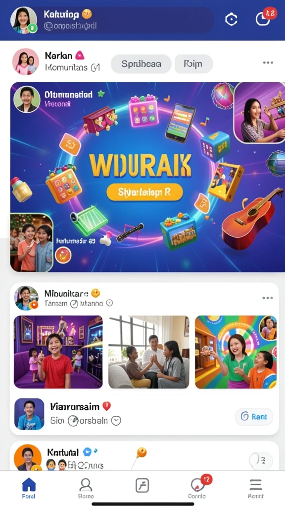 Tampilan antarmuka yang menarik dan mudah digunakan.