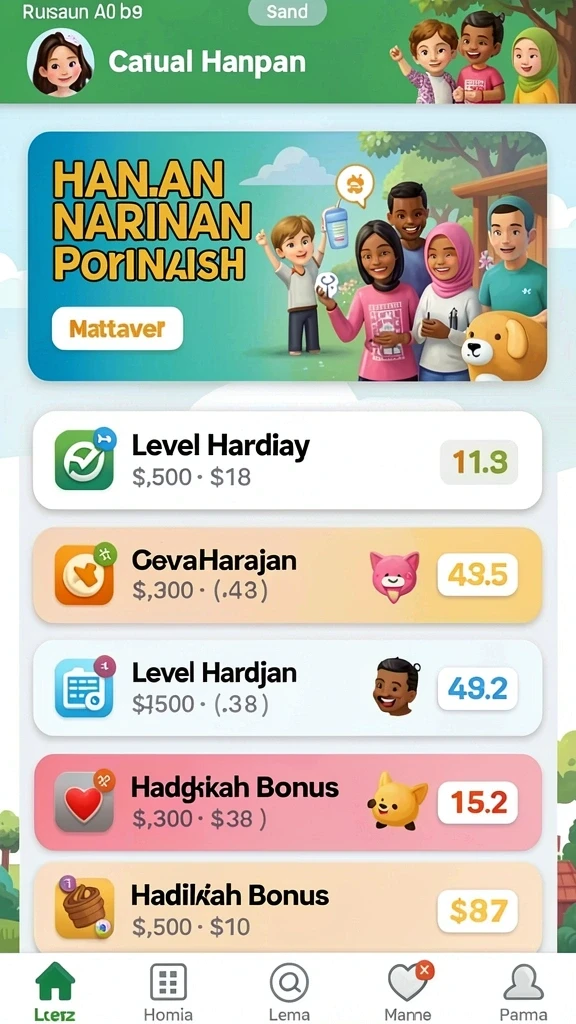 Pilihan permainan judi yang variatif dan seru.