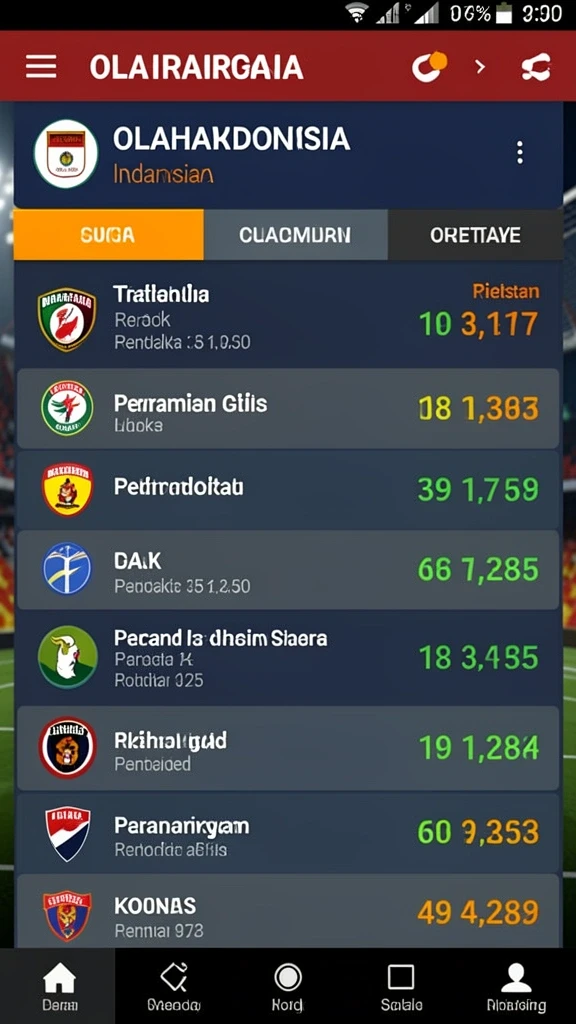 Tampilan grafis yang memukau dalam MUSANGWIN.