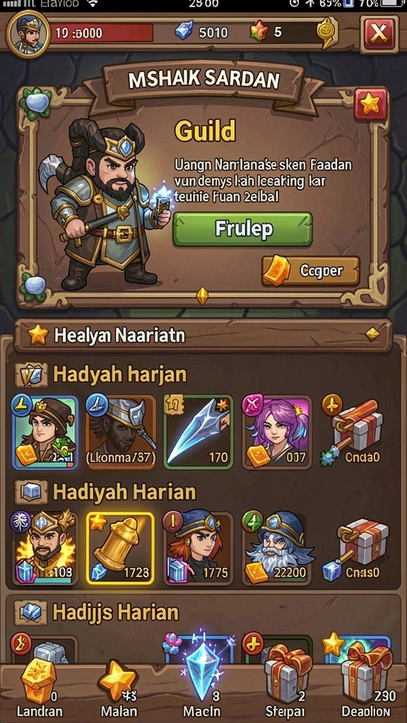 Berbagai mode permainan yang membuat tidak bosan.