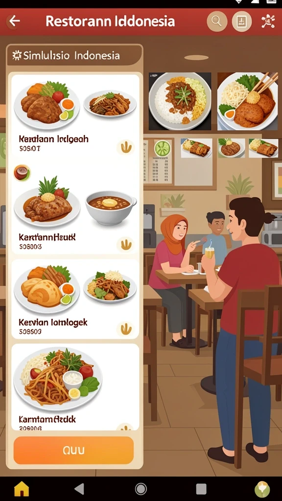 Tampilan dashboard yang ramah pengguna.