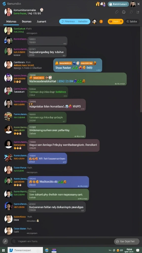 Tampilan antarmuka yang ramah pengguna.