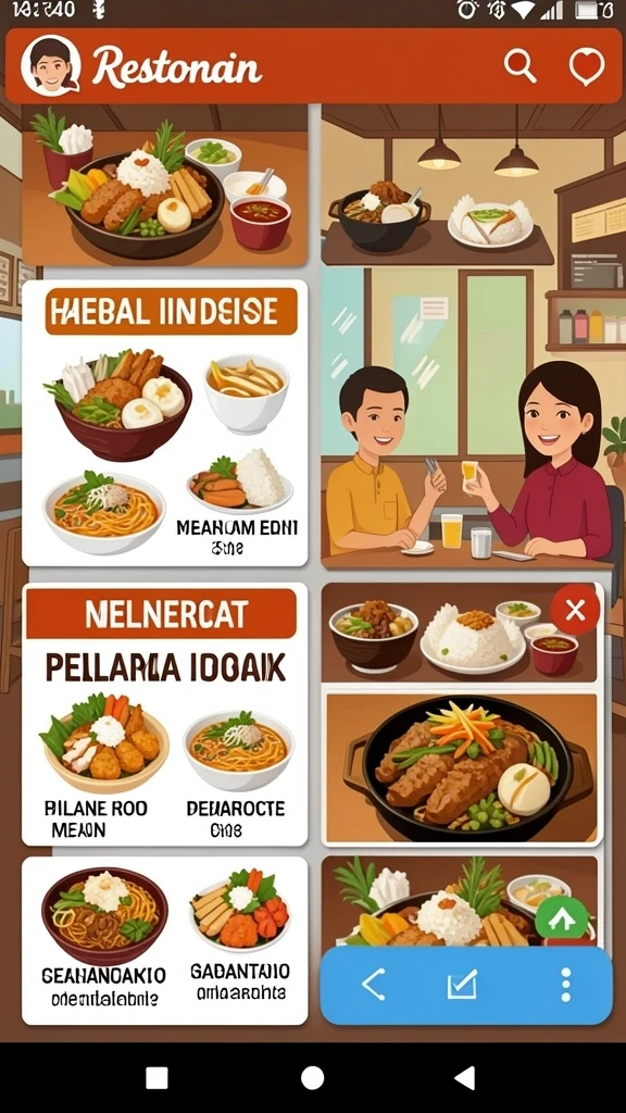 Tampilan antarmuka yang menarik dan mudah digunakan.