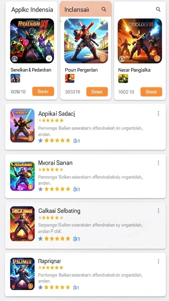 Grafis yang memukau dan penuh warna.