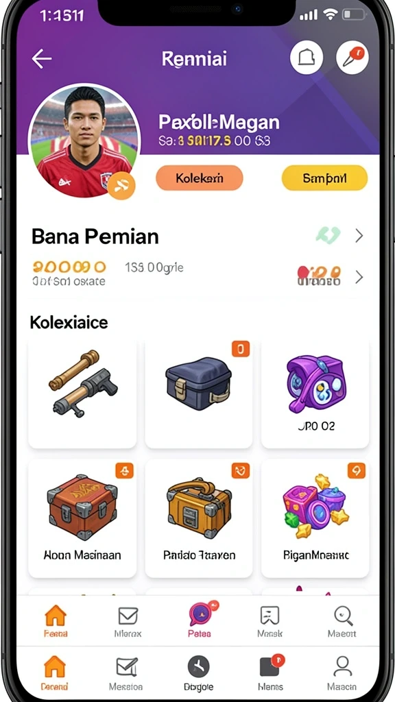 Tampilan awal permainan RPVIP5 yang memukau.