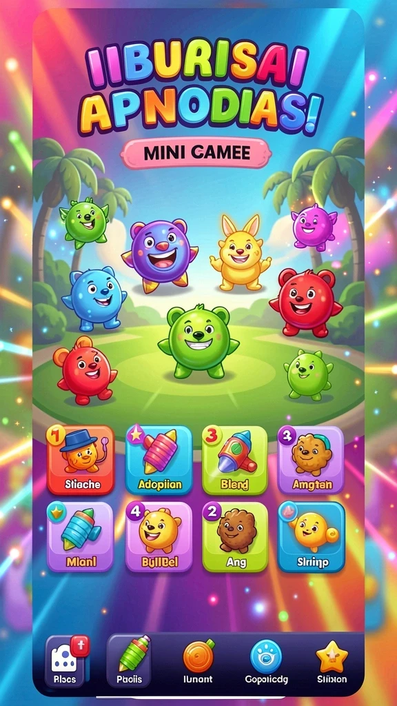 Screenshot suasana turnamen seru dalam game.