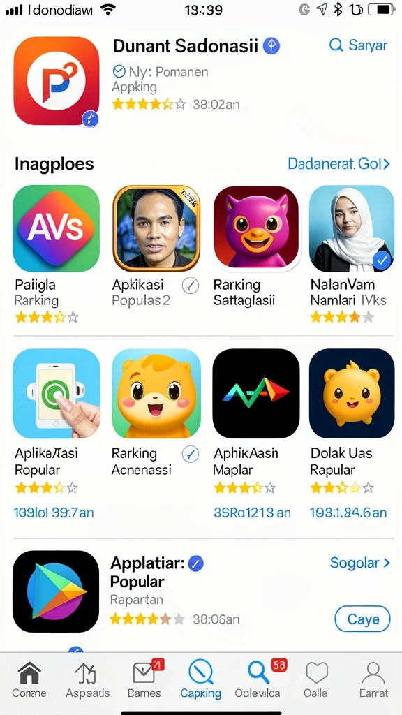 Tampilan antarmuka yang user-friendly.
