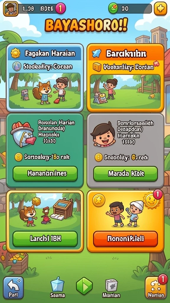 Mode multiplayer yang memungkinkan bersaing secara online.