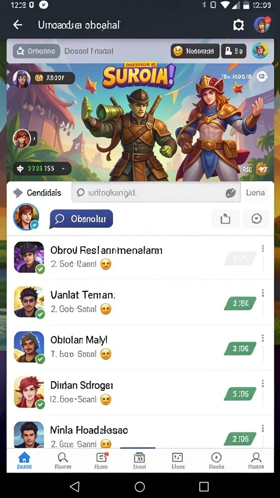 Tampilan antarmuka pengguna yang ramah.