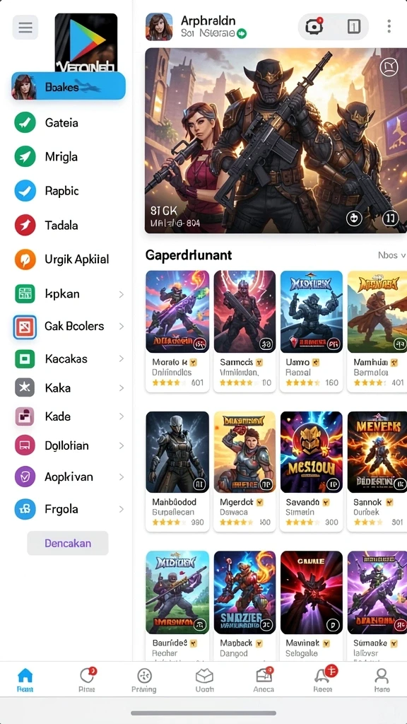Karakter-karakter unik dengan kemampuan spesial.