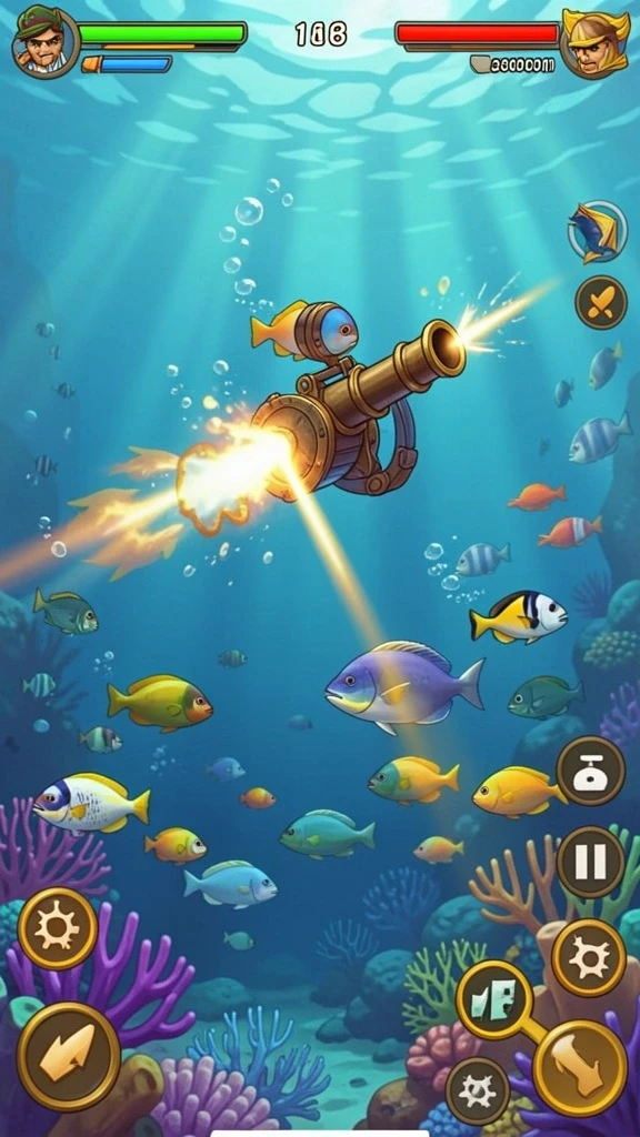 Momen pertarungan epik dalam gameplay VV62.